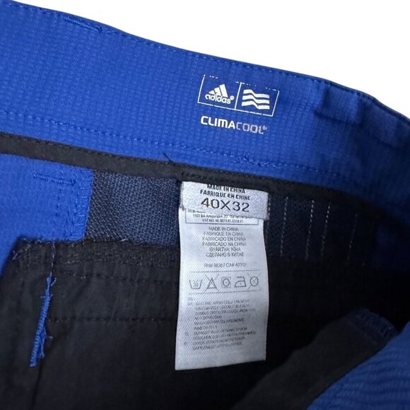 ADIDAS GOLF Lightweight Breathable Blue Summer Casual Pants Mens 2XL (40x32) - Picture 4 of 6